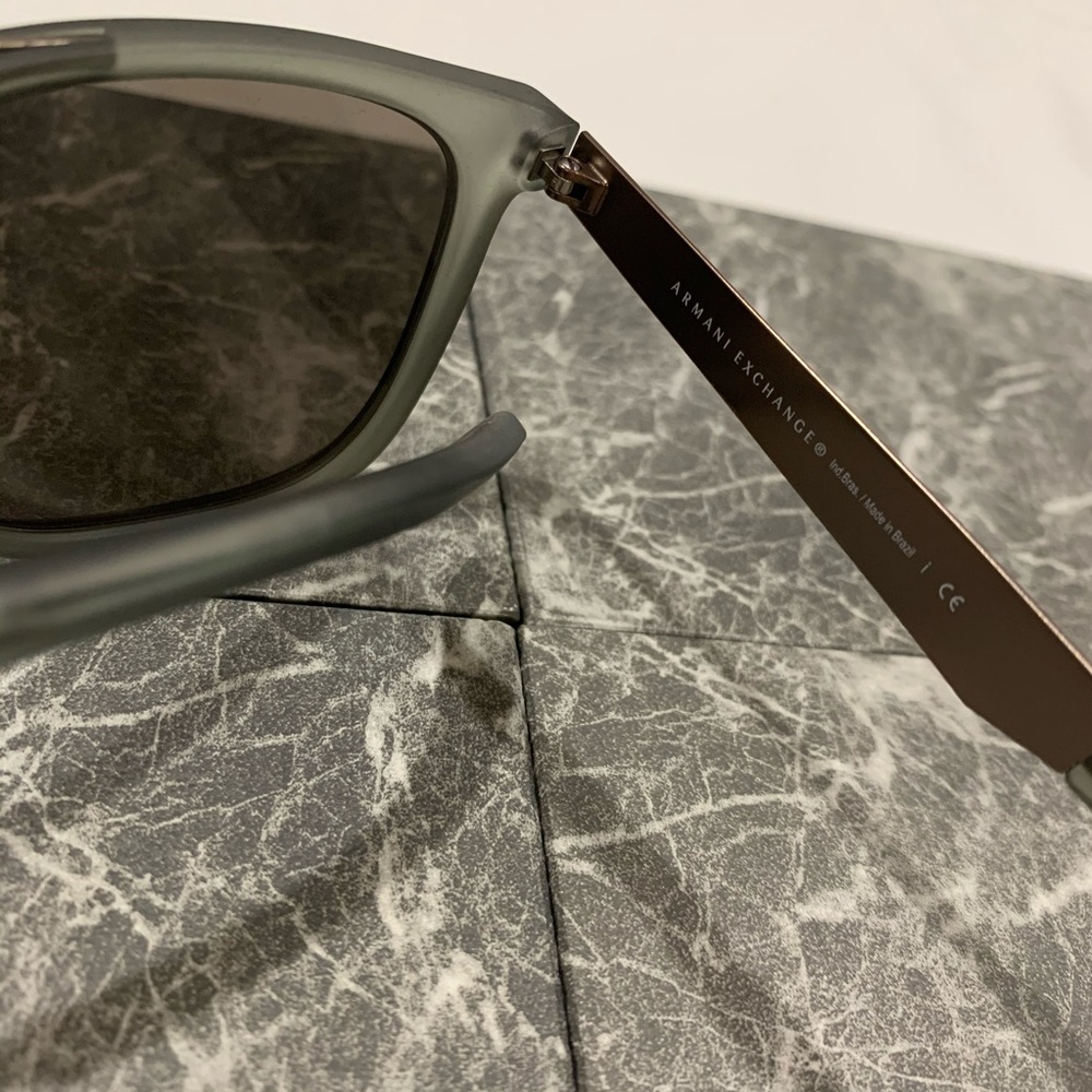 Men's Armani Exchange AX4090S 55mm Square Mirrored - Picture 7 of 8